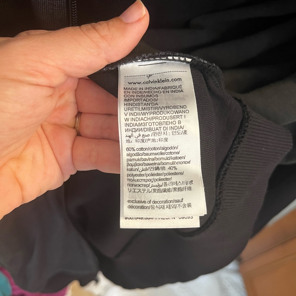 Mens black and grey Calvin Klein jacket - Picture 6 of 6